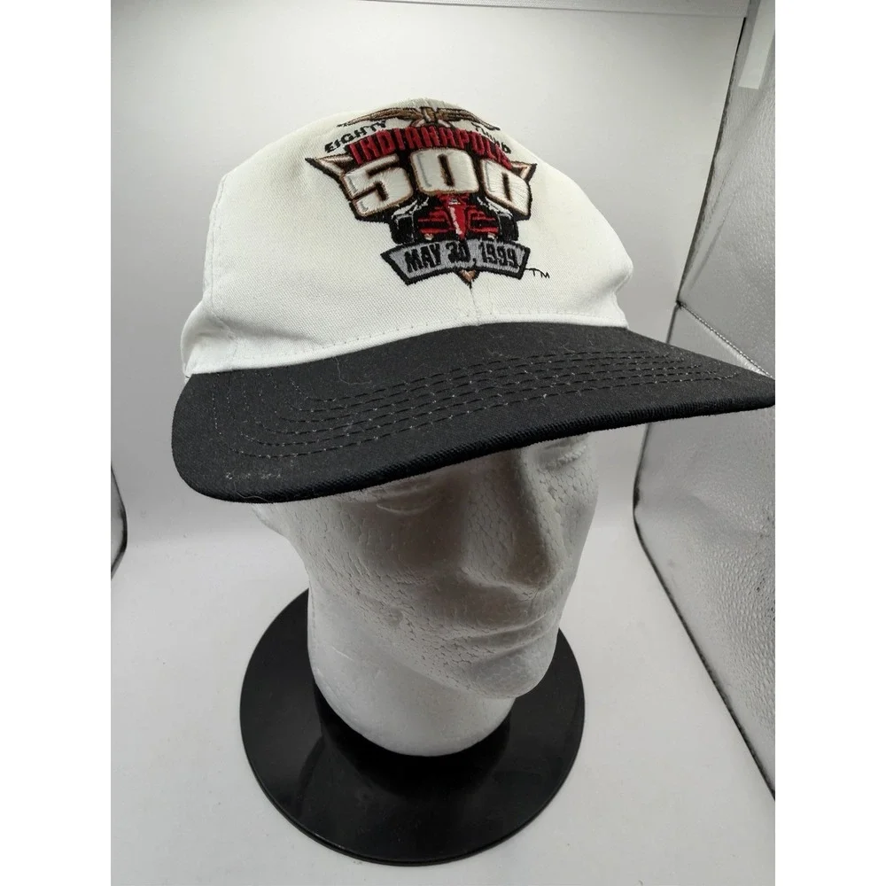 1999 Indianapolis 500 Hat White Vintage Snapback Fast Shipping